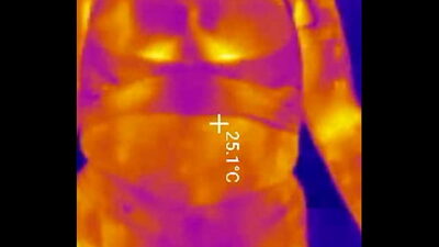 Sports Bra Try-On, Boob Bounce Tests, Naked Twerk Tease THERMAL POV