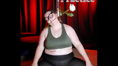 Thick PAWG Lexi Twerks on the Pole Curvy Ass Practice Turns into Naughty Nude Surprise